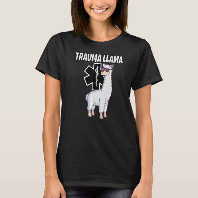 Camiseta Trauma Llama Emt Medic Ems (Anverso)