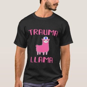 Camiseta Trauma Llama Mujer Paramédica Ems Emt Primera Resp