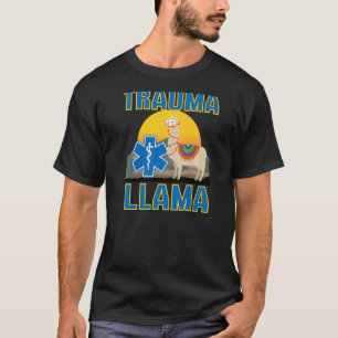 Camiseta Trauma Llama Nacimiento Hombres Mujeres Niños Anim