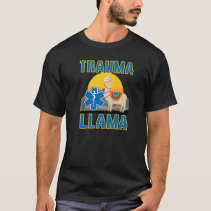 Camiseta Trauma Llama Nacimiento Hombres Mujeres Niños Anim