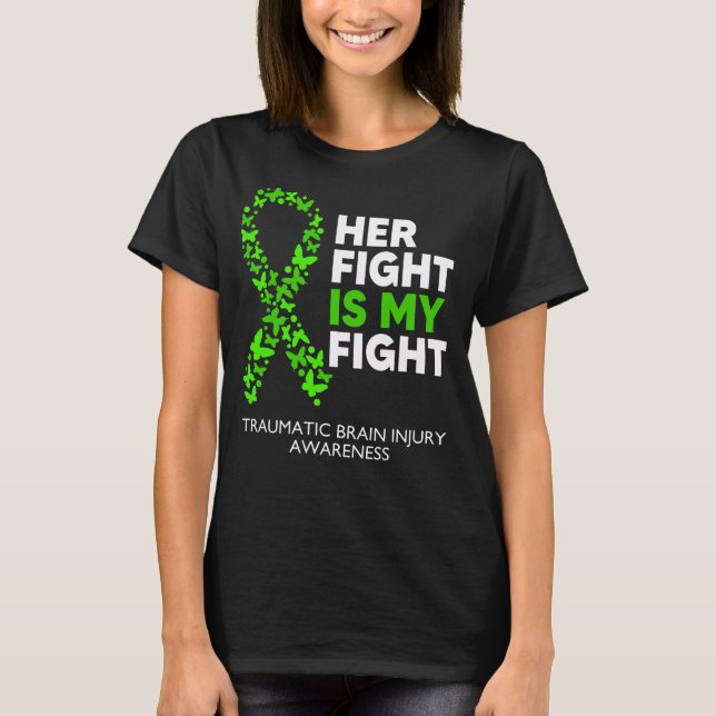 Camiseta Traumático Lesiones Cerebrales Conciencia De Su Lu (Anverso)