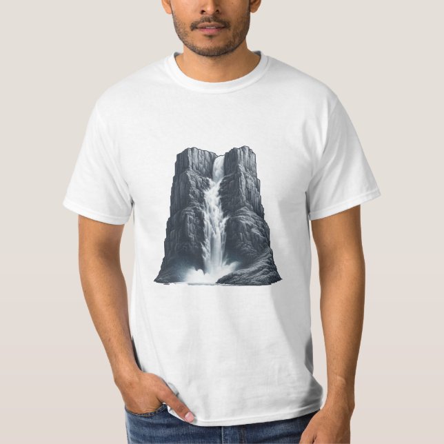 Camiseta Traumhafter Wasserfall (Anverso)