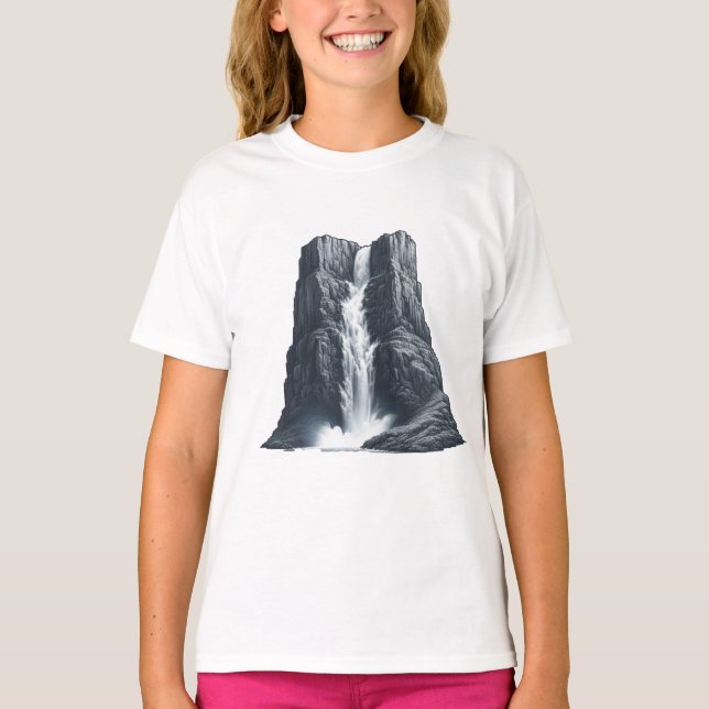 Camiseta Traumhafter Wasserfall (Anverso)