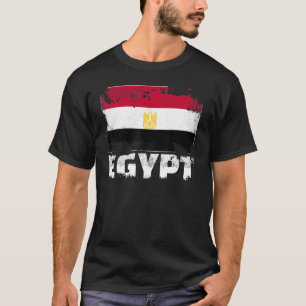 Camiseta Trav de grunge egipcio angustiado por la vendimia