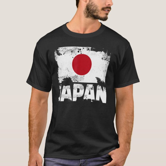 Camiseta Trav de grunge japonés con problemas en la vendimi (Anverso)