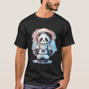 Camiseta Trav de planetas espaciales retro astronautas pand