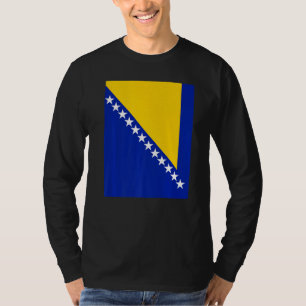 Camiseta Trav del patrimonio de la bandera de Bosnia y Herz