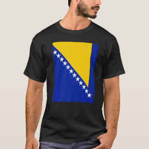 Camiseta Trav del patrimonio de la bandera de Bosnia y Herz