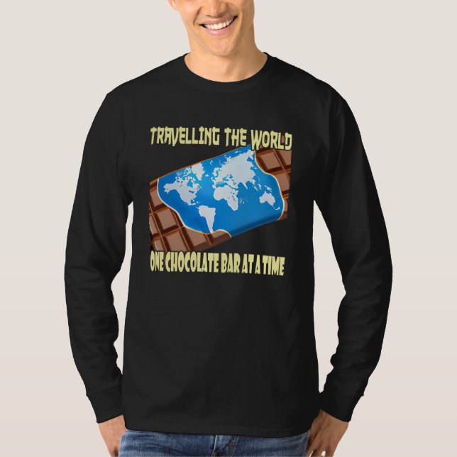 Camiseta Travel and Chocolate (Anverso)