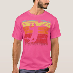 Camiseta Travel back in time with beach volleyball Retro Su