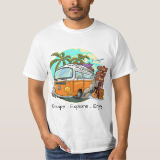 Camiseta Travel far, breathe deeper
