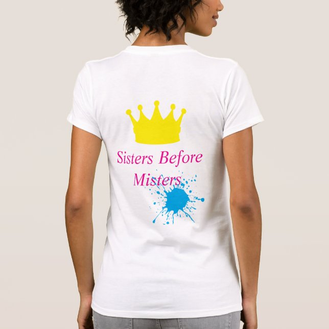 Camiseta Travel Sisters Tee – No Men, Just Memories (Reverso)
