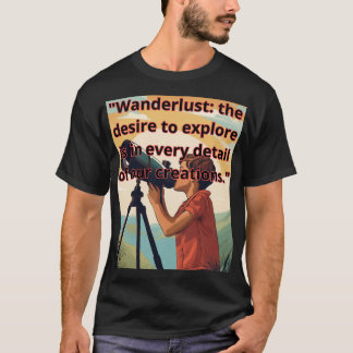 Camiseta "Travel the world through designs that capture the