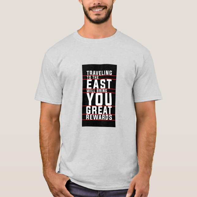 Camiseta Travel to the East (Anverso)
