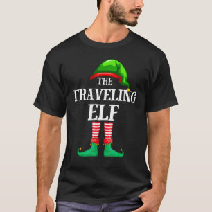 Camiseta Traveling Elf Matching Family Group Christmas Part