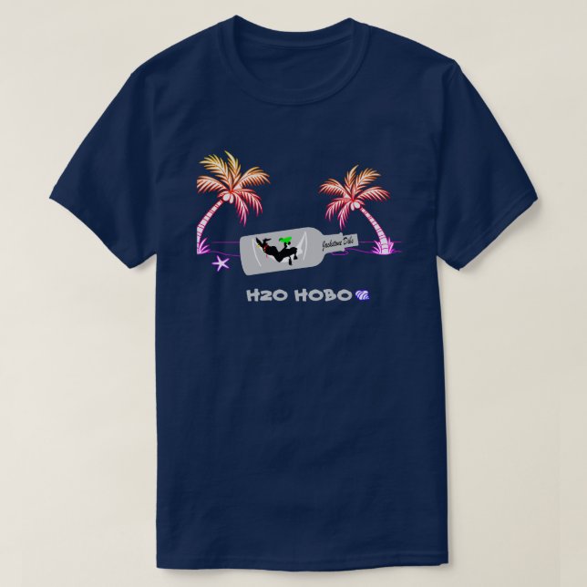 Camiseta Traveling Where the Wind Blows H2O Hobo (Diseño del anverso)