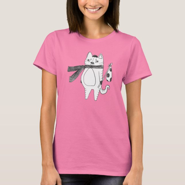 Camiseta Traveller Cat Tee (Anverso)