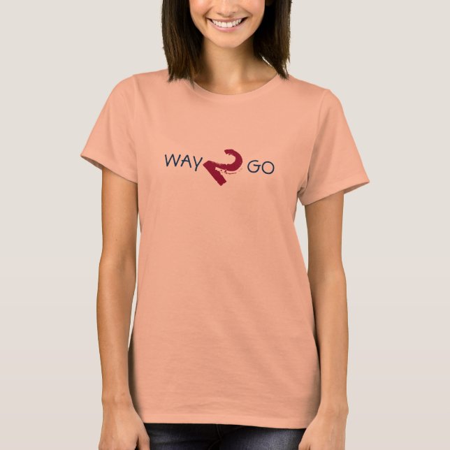 Camiseta Traveller Motivational WAY2GO Blue Plum todos los  (Anverso)