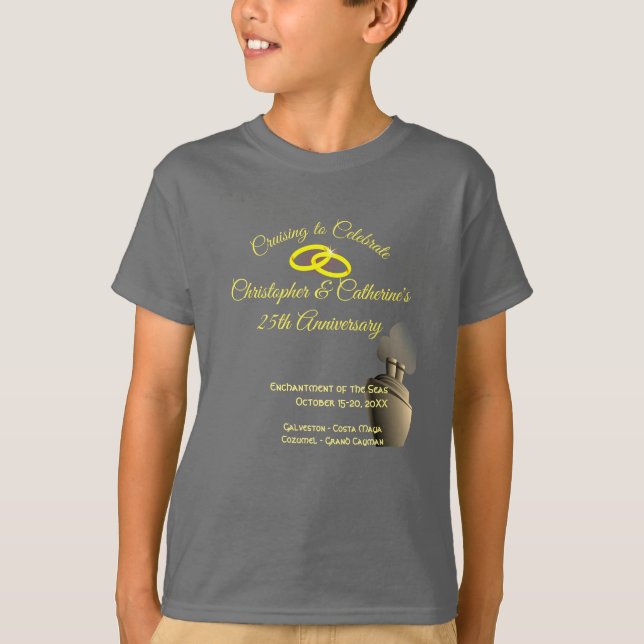 Camiseta Travesía de encargo DK de la celebración del (Anverso)
