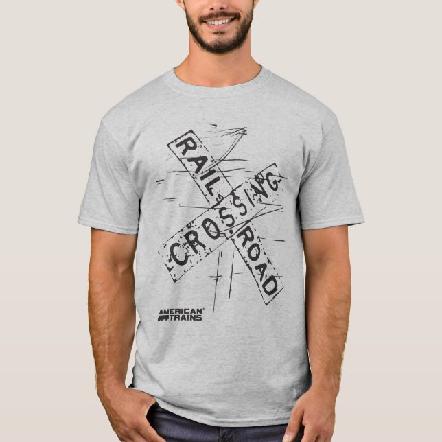 Camiseta TRAVESÍA de FERROCARRIL en TRENES AMERICANOS (Anverso)