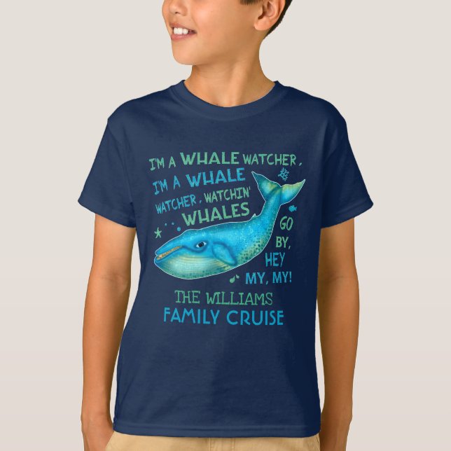 Camiseta Travesía de observación de las vacaciones de (Anverso)