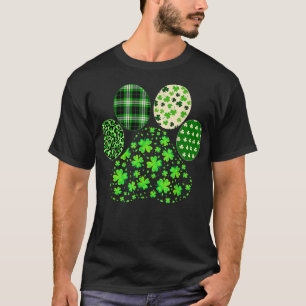 Camiseta Travesía de perro lindo irlandés se viste de suert