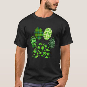 Camiseta Travesía de perro lindo irlandés se viste de suert