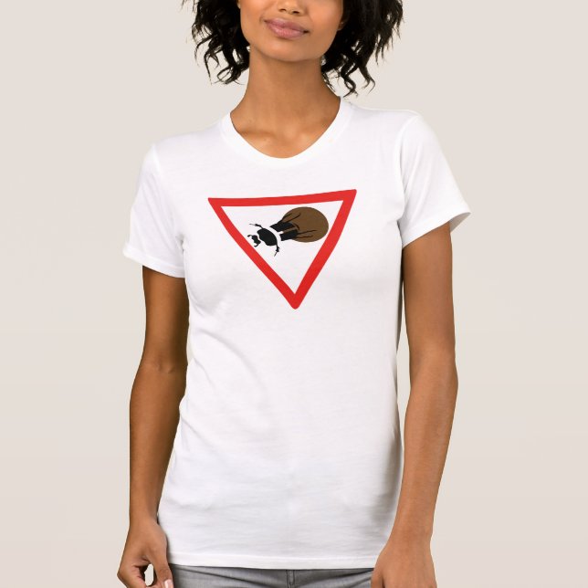 Camiseta Travesía del escarabajo de estiércol, señal de (Anverso)