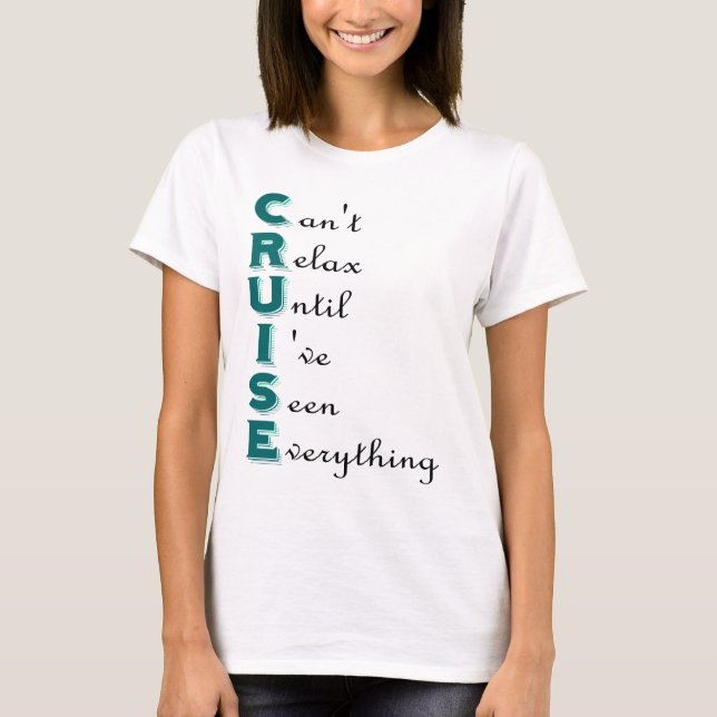 Camiseta Travesía… No puede relajarse (Anverso)