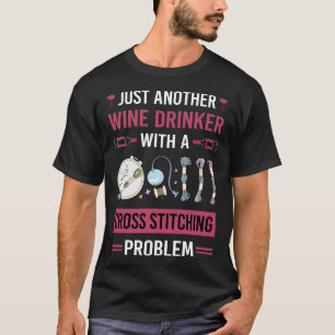 Camiseta Travesura cruzada del bebedor de vino