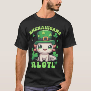 Camiseta Travesuras del día de San Patricio de Axolotl Alot