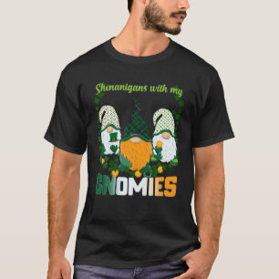 Camiseta Travesuras del Día de San Patricio Gnomies Gnome S