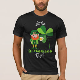 Camiseta Travesuras Duende Trébol Día de San Patricio