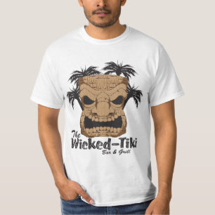 Camiseta traviesa del valor de la barra de Tiki