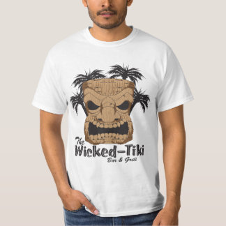 Camiseta traviesa del valor de la barra de Tiki