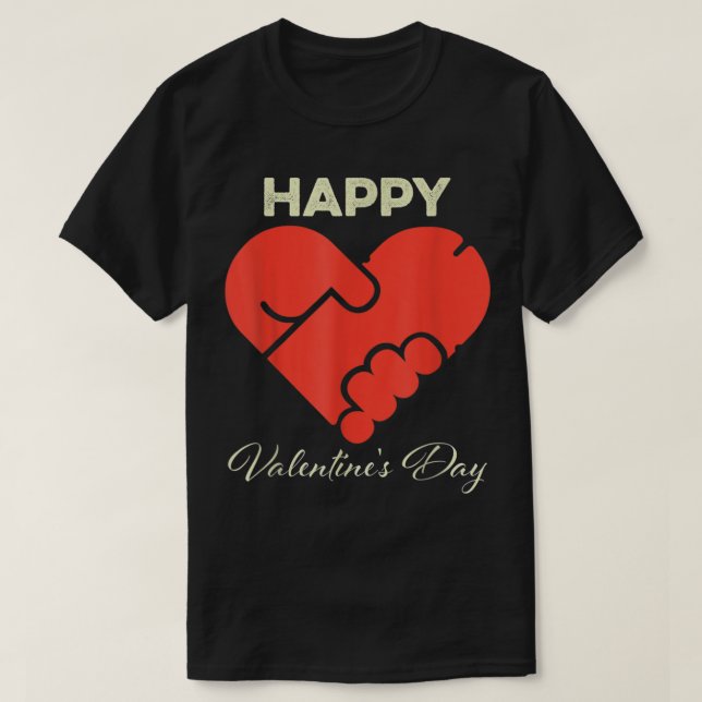 Camiseta traviesa feliz Día de San Valentín para un solo ho (Diseño del anverso)