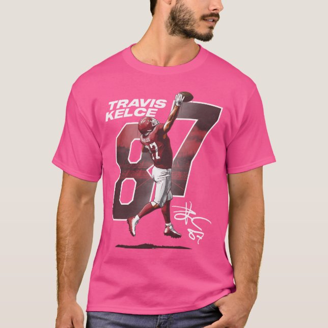 Camiseta Travis Kelce Una Captura De Manos (Anverso)