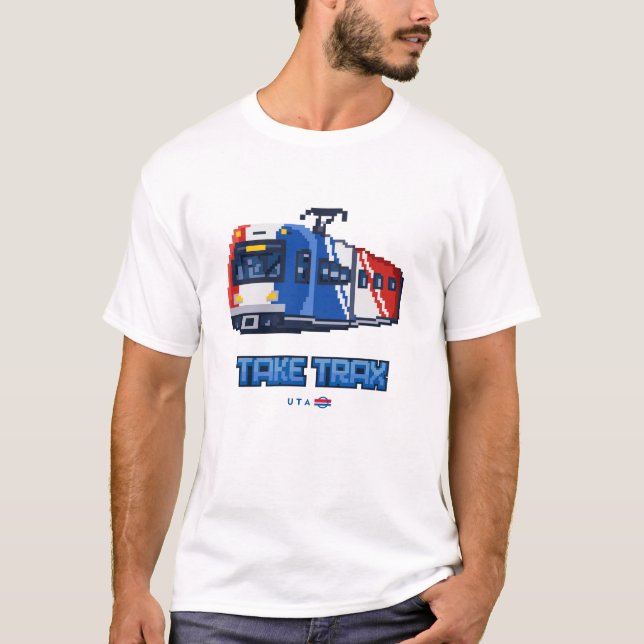 Camiseta TRAX de 8 bits (Anverso)