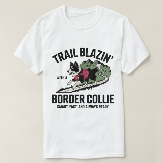 Camiseta Trayecto de diseño de aventuras en la frontera de  (Diseño del anverso)