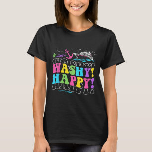 Camiseta Trayecto de travesía por la playa de Washy Happy