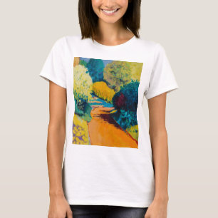Camiseta Trayectoria anaranjada