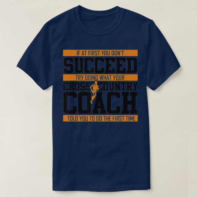 Camiseta Trayectoria de circuito de entrenador de travesía  (Diseño del anverso)