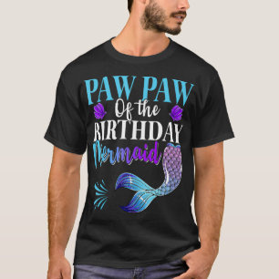 Camiseta Trayectoria De Paw De La Sirenita De Cumpleaños Qu