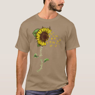 Camiseta Trayectoria de terapia ocupacional con girasol a t
