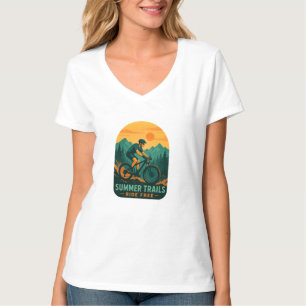 Camiseta Trayectoria de verano gratis - Aventura para bicic
