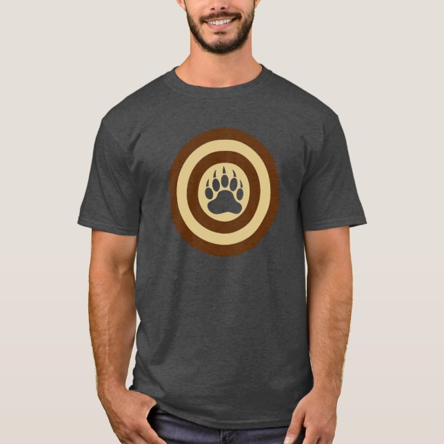Camiseta Trayectoria del oso del orgullo del oso (Anverso)
