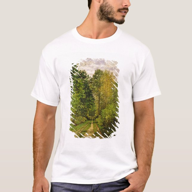 Camiseta Trayectoria enselvada de Claude Monet el | (Anverso)