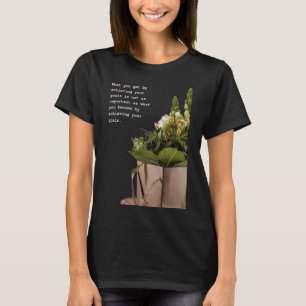 Camiseta Trayectoria transformadora Inspiradora cita arte