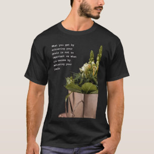Camiseta Trayectoria transformadora Inspiradora cita arte