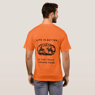 Camiseta Trayectorias de caballos de los ferris de Woods - 